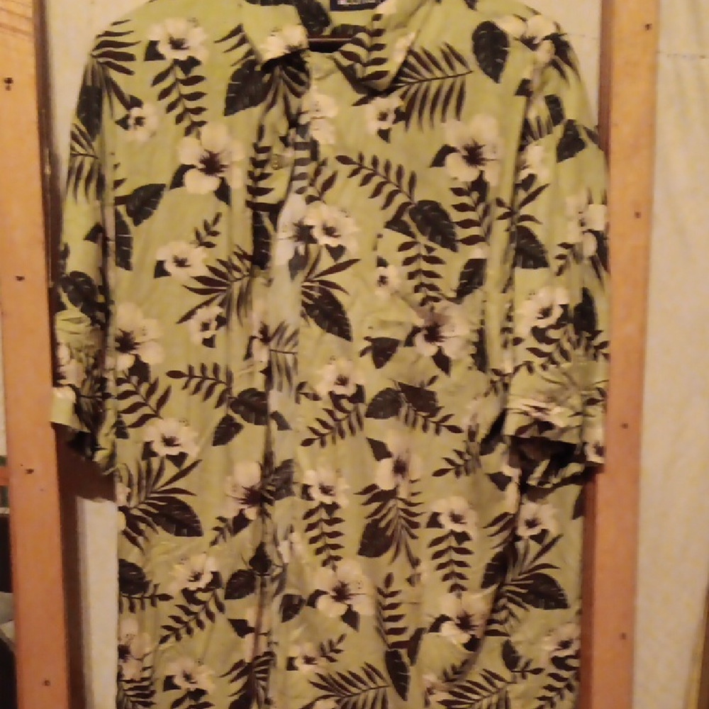 Puritan Limited Run Pattern Hawaiian Shirt Large